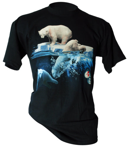 Eisbären T-Shirt Bushfire Polar Bear Animal Design online kaufen