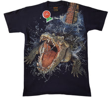 Lade das Bild in den Galerie-Viewer, Bushfire Kinder T-Shirt Crocodylus, Kinder Krokodil, blau CTFK859