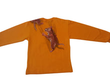 Lade das Bild in den Galerie-Viewer, Bushfire Sweatshirt Kinder Tiger, Tumbling Tigers gelb RNSK805

