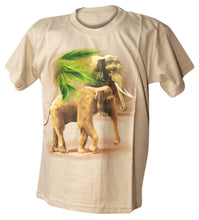 Lade das Bild in den Galerie-Viewer, Bushfire Kinder T-Shirt Elefant, beige,  BSHK050
