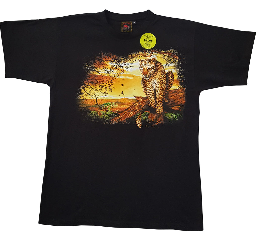 Bushfire Kinder T-Shirt Leopard, schwarz,  BTFK839