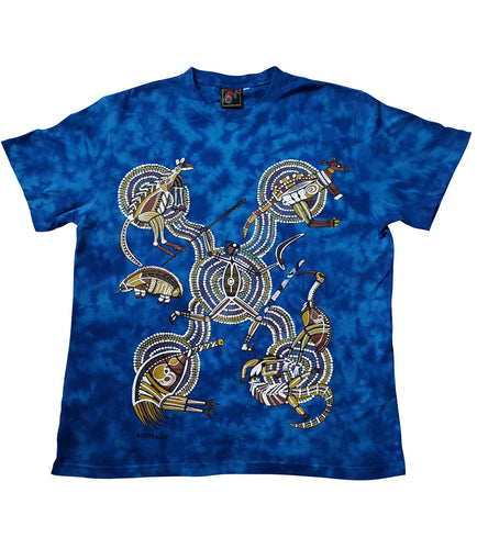 Waterhole Billabong Batik Aboriginal T-Shirt Australien Bushfire Deutschland Online kaufen